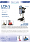 LCP/S Precision -Lever手册支架 - 数据表