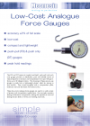 'Low-cost' Analogue Force Gauge - Datasheet