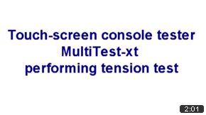 /使用multitest 25 xt console-controlled拉伸试验测试系统