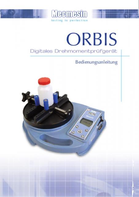 Orbis Digitales Drehmomentprüfgerät Bedienungsanleitung