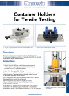 The Container holders for tensile testing DS - 1107-06 - L00