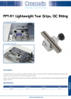 FPT - H1 Lightweight Tear Grips, QC fitting